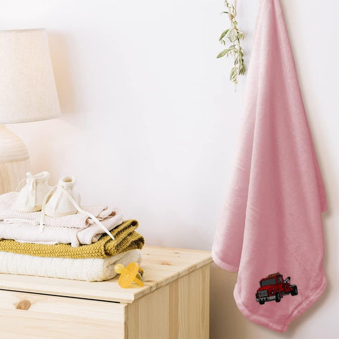 Fastasticdeals Baby Blankets - Snub Nose Tow Truck Design