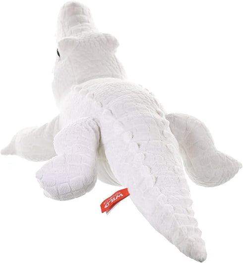 Wild Republic 12" White Alligator Plush - Stuffed Animal Toy, Gifts for Kids, Cuddlekins