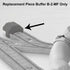 THOMAS & FRIENDS Replacement Part for Wooden Railway Expansion Clackety Track Pack - HDX06 ~ Buffer B-2-MF Gray