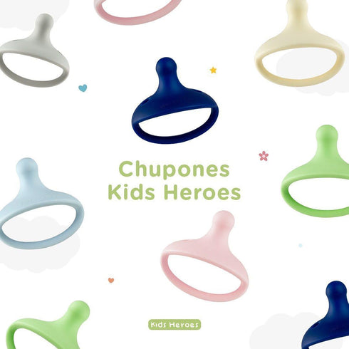3-36 2 Pack Kids Heroes One-Piece Silicone Pacifiers for Babies Months, BPA-Free, (Mint Green and Vanilla)