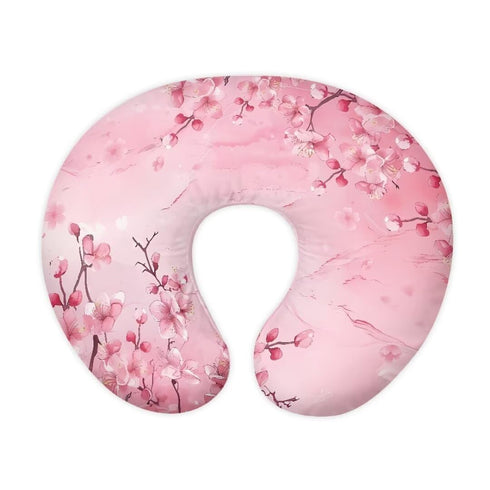 Pink Cherry Blossoms Nursing Pillow Covers for Baby Infant Nursing Pillow Slipcover