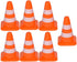 STOBOK 7pcs Traffic Cone - Miniature Traffic Signs Toys for Kids, DIY Traffic Roadblock Educational Toys