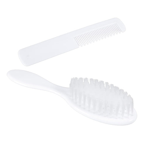 cunueae 2 Set Pcs Easy Grip Brush And Comb Baby Massage And Scalp Brush Infant Hairbrush For Baby Registry