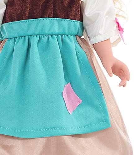 Little Adventures Cinderella Day Dress with Headband, Princess Doll Dress - Doll Not Included, Machine Washable