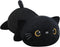 SQEQE Weighted Black Cat Plush, Weighted Black Cat Stuffed Animal, Cute Plushies