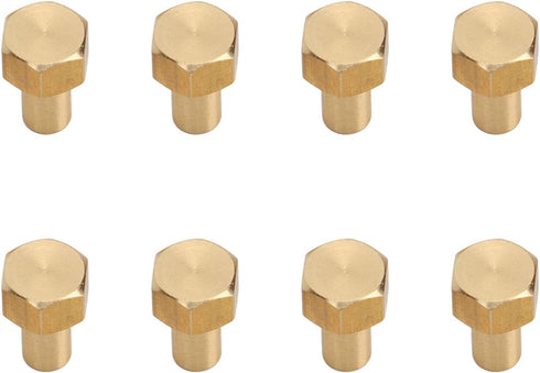 Brass RC Nut, 8Pcs Rust Resistant for SCX24 (8mm)
