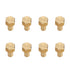 1/24 RC Hex Nut, 8Pcs Brass RC Wheel Lock Nut Replacement Accessories for SCX24 Wheels & Tires (8mm)