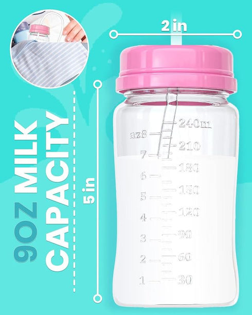 2 8oz 6m-2y TidyFriend Pk Baby Bottle Anti Colic with Straw Built In Nipple Valve & Base Vent Hole for Gas Reduction