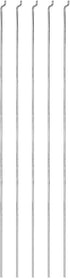 uxcell 1.2mm x 260mm Steel Z Pull/Push Rods Parts for RC Airplane Boat Replacement, Pack of 5
