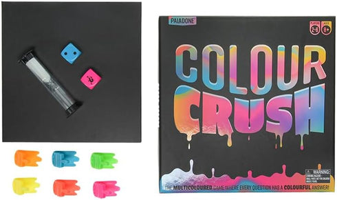 Paladone Color Crush, The Exciting Board Game of Artsy Challenges - Charades Meets Drawing Acting & Guessing