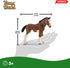 3+ Schleich Farm World, Farm Animal Horse Toys for Kids and Toddlers, Clydesdale Foal Figurine, Ages