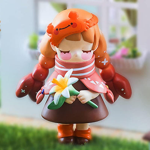 CORA Princess Flower Zodic Series Box Toys Blind Box Cute Collectible Figure Action Model for Birthday Surprise (3 Pack)