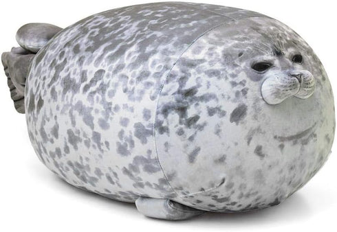 AOLIGE Chubby Blob Seal Pillow, Soft Stuffed Cotton Plush Animal Toy for Kids (Small)