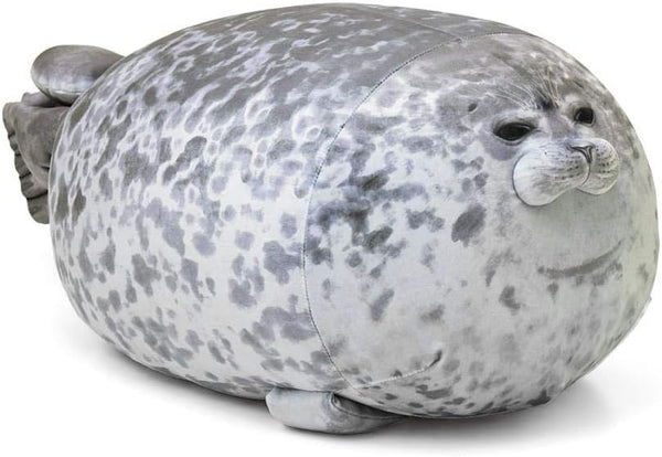 AOLIGE Chubby Blob Seal Pillow, Soft Stuffed Cotton Plush Animal Toy for Kids (Small)