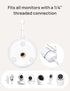 Dr.Care Baby Monitor Mount, Universal Adjustable Baby Camera Holder Clip Mount, Compatible with All Baby Monitor