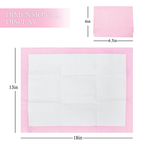 sundee 25 Pack Baby Disposable Changing Pad, Soft Non-Woven Fabric Breathable Waterproof Underpads, Portable Leak-Proof