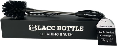 Stainless Steel Water Bottle Brush & Straw Cleaner Set, Long Handle Baby Bottle Scrub Cleaning Brush