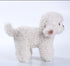 CU-MATE White Poodle Stuffed Animal Simulation Dog -Realistic & Lifelike Soft Handmade Standing Dog Plush Toy Puppy
