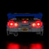 Kyglaring LED Lighting Kit for Lego 2 Fast 2 Furious Nissan Skyline GT-R (R34) 76917, Classic Version