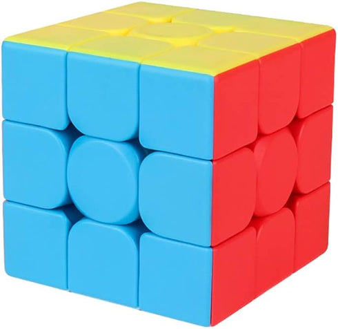 3x3x3 Speed Cube, Stickerless Magic Cube, Smooth Turning Puzzle Box, Educational Toy for Child's Concentration