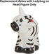 Replacement Zebra with Ladybug Figure for Fisher-Price Little-People Noah's Ark Playset - BMM06 - DKV14