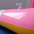 Topwon Inflatable Sand Tray for Kids, Portable Sand Box with Sand Molds, Random Color, 29x39