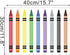 CozyDecor 12" Big Crayon Wall Decals Decorations DIY Stickers for Classroom Playroom, Crayon Decals Stickers for Walls