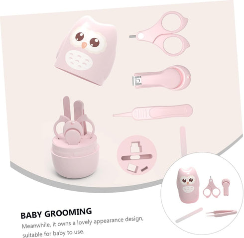 Set Kisangel Baby Nail Clipper Kit for Newborns Safe Infant Nail Clippers and Tweezers Ergonomic Design Comfortable