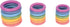 TickiT-73977 Rainbow Wooden Rings - Set of 21, Counting and Sorting Rings, Loose Parts Wooden Toy for Babies and