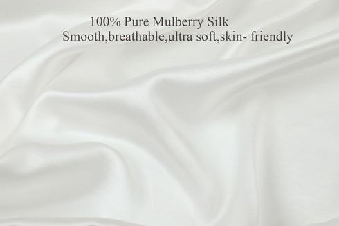 100% Mulberry 33"x20" 19 Momme 6A Knlpruhk Silk Bassinet Sheet Pure Silk Compatible with Regular Bedside Sleeper
