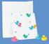 100% 36" 40" (91.4 cm 1 Medline Baby Blanket in Duck Print, Classic Design, Heavy Weight, Cotton, Cuddly and Soft