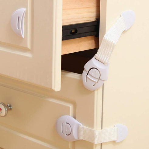 AKOAK 3 Pcs Child Safety Locks, Baby Care Accessories for Refrigerator, Drawer, Door