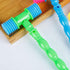 NUOBESTY 8 Pcs Hammer Pounding Toys, Plastic Squeaky Hammer Musical Pounding Toy Educational Toys in Random Color