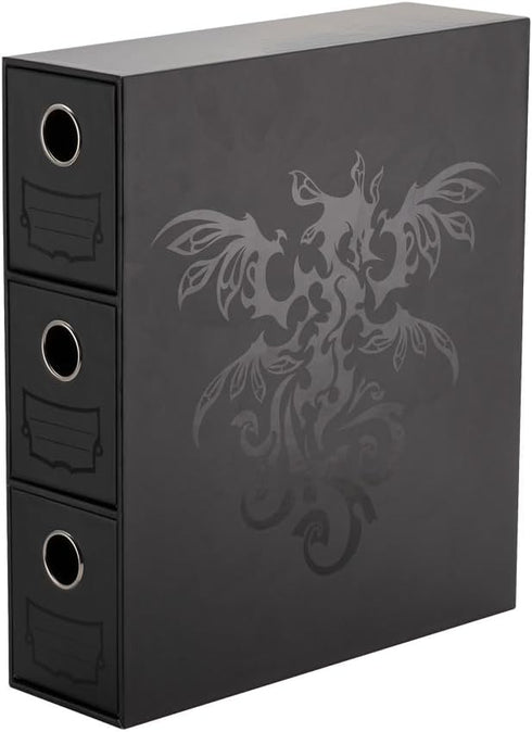 Arcane Tinmen - Dragon Shield: Fortress Card Drawers: Black 1200CT Card Games