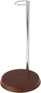 Bard's Chrome and Wood Doll Stand, Fits 20 to 30 inch Slim Waist Dolls, Waist 1.75 to 2.25 inches Wide