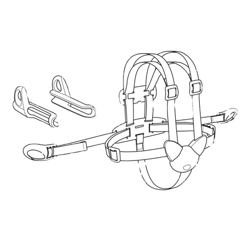 HXEternal 5-Point Set 6-36 Harness - Only Compatible with Tripp Trapp Baby - for Ages Months - Easy to Install & Use