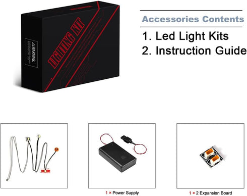 BrickBling LED Light for Lego Asha’s Cottage, Creative Lighting Kit Compatible with Lego 43231 (Lights Only, No Model)