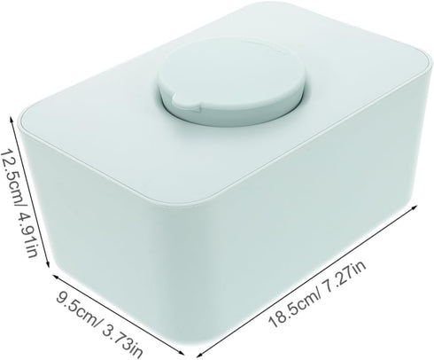 Luxshiny Wipes Dispenser with Sealing Lid Capacity Wipe Holder for Home Car Keeps Wipes Fresh Moist Easy Extraction