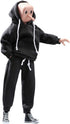 1/12 Scale Male Clothes - Men's Black Hoodie Pants Trousers for 6 Inch Action Figure Body Doll