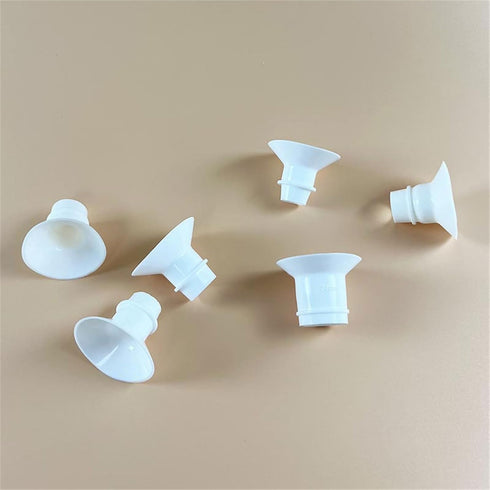Tizuqe Compact Breast Pumps Flange Converter Versatile Breast Pumps Shield Adapter Easy to Use Silicone Breast Pumps