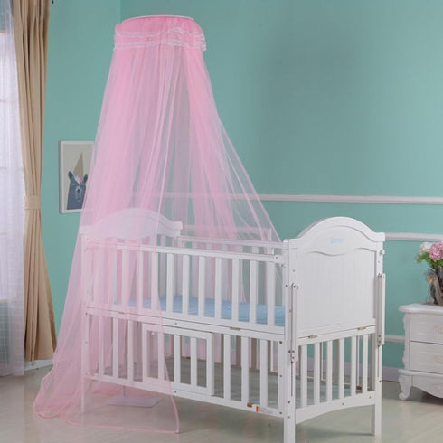 haozaikeji Baby Crib Mosquito Net Breathable Crib Canopy Netting Baby Bed Cot Mosquito