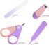 Set Baby Nail Clippers for Newborns Safe Nail Scissors Manicure Kit Storage Box Baby Grooming Essentials for Infant