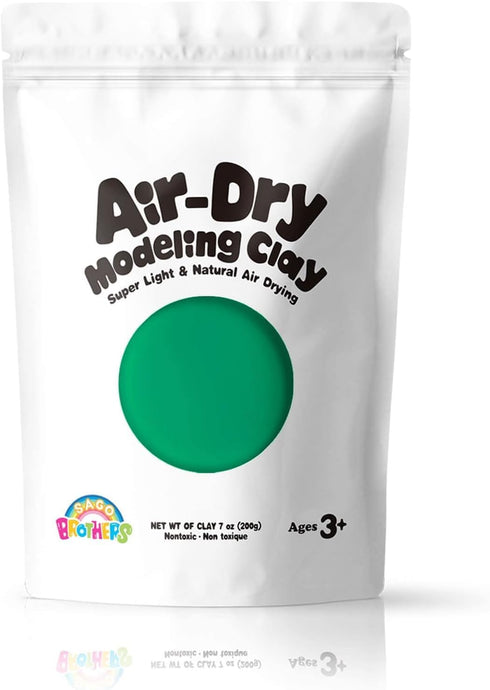 Sago Brothers Modeling Clay for Kids - Green, 7 oz Molding Magic