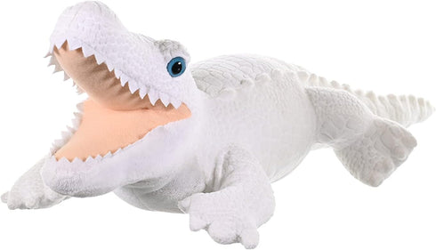 Wild Republic White Alligator Plush, Stuffed Animal, Plush Toy, Gifts for Kids, Cuddlekins 12 Inches