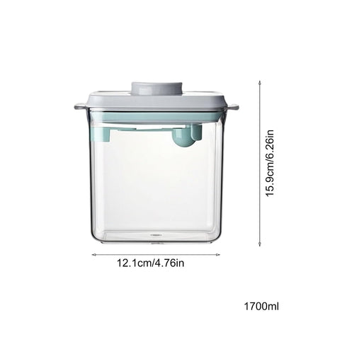 Generic 6.26 Inches 1700ml Formula Container - Milk Powder Dispenser, Airtight Formula Storage with Scoop | Portable