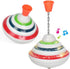 PATKAW Spinning Top, LED Gyroscope Music Toy, Flashing Spinning Tops for Kids Birthday Party Supplies
