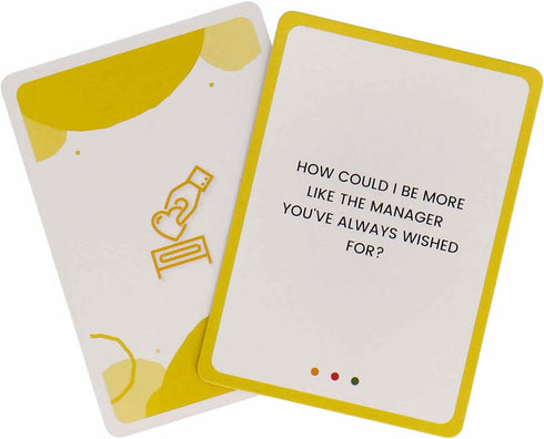 100 1-on-1 6 One to Ones Cards, Conversation Prompts for Managers, Categories for Check-Ins, Feedback and Coaching