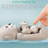 Miracland Set 3 Otter Bath Toy - Mother and Baby Otters, Lovely Family Tub Toy, Parent-Child Floating Water Toy, Soft