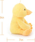 Plush Velvet Duck Stuffed Animal, Apricot Lamb Toys, Soft Cuddly, Perfect for Child, 9 Inches