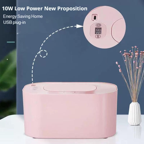 Generic Baby Wipe Warmer,New Portable Large Capacity Wipes Warmer Dispenser with LED Display,Adjustable Baby Wet Wipes